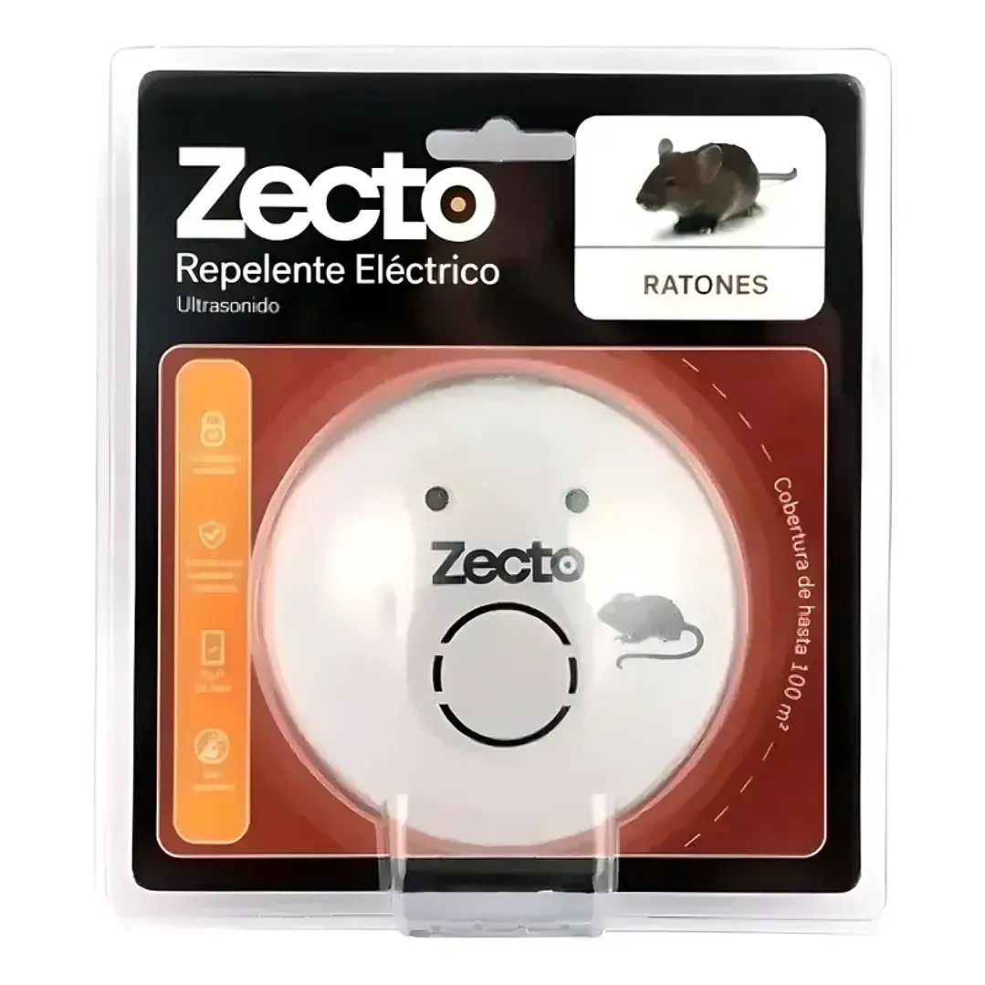 Zecto Repelente de Ratones Eléctrico Anasac | Ultrasonido Interior 1