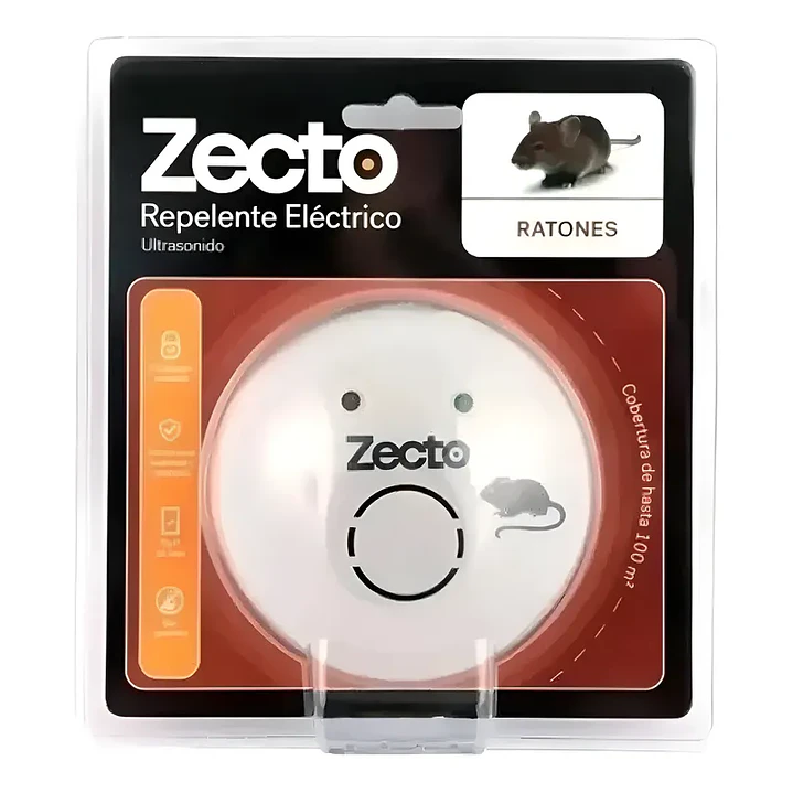 Zecto Repelente de Ratones Eléctrico Anasac | Ultrasonido Interior 1