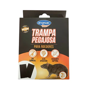 Trampa Pegajosa para Ratones 2 Unidades | Control Interior