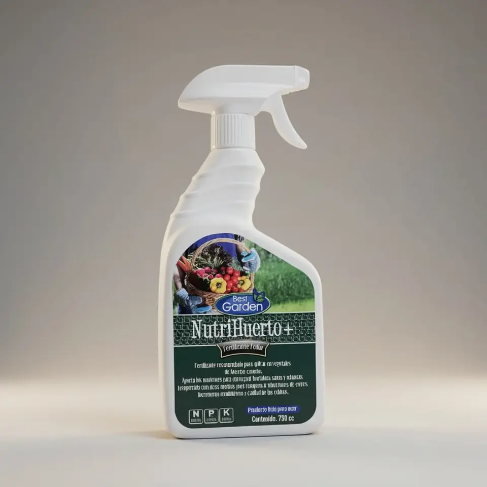 Fertilizante Foliar Nutrihuerto+ 750 cc. Best Garden 1