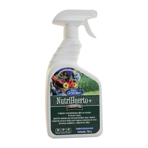 Fertilizante Foliar Nutrihuerto+ 750 cc. Best Garden