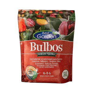 Fertilizante Bulbos 200 g | NPK 16-8-6 con Algas