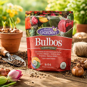 Fertilizante Bulbos 200 g | NPK 16-8-6 con Algas