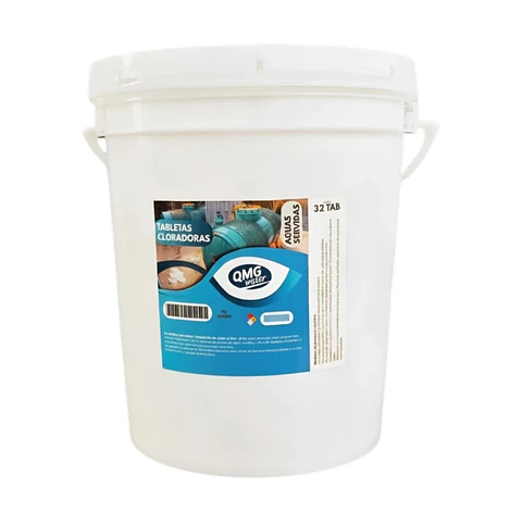 Tabletas Cloradoras QMG 32 Unidades | Desinfección de Aguas