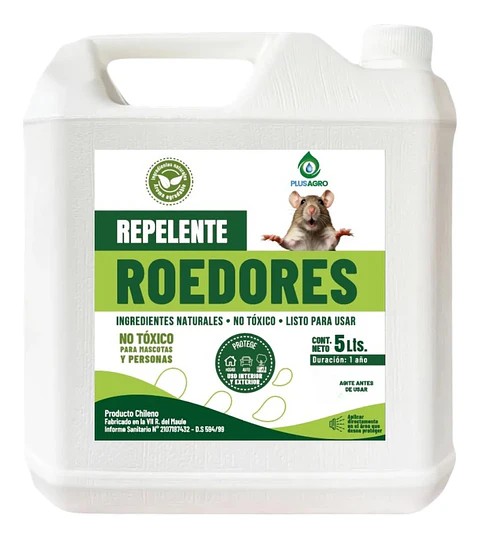 Repelente para Ratones y Ratas 5 Litros | Plusagro Hasta 500 m²