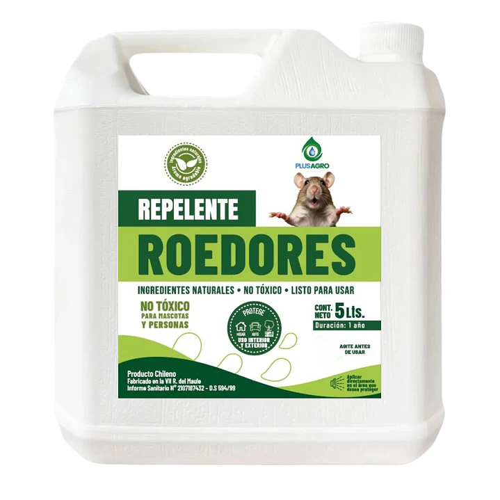 Repelente Roedores 5L Plusagro | Uso Profesional 500 m² 1