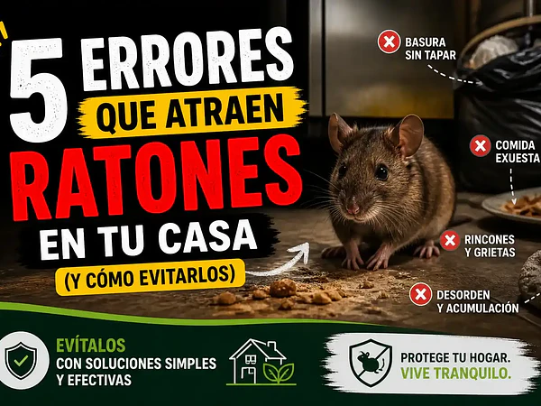 5 errores que atraen ratones en tu casa (y cómo evitarlos)
