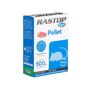 Veneno para Ratas y Ratones Pellet 500 g | Rastop Anasac