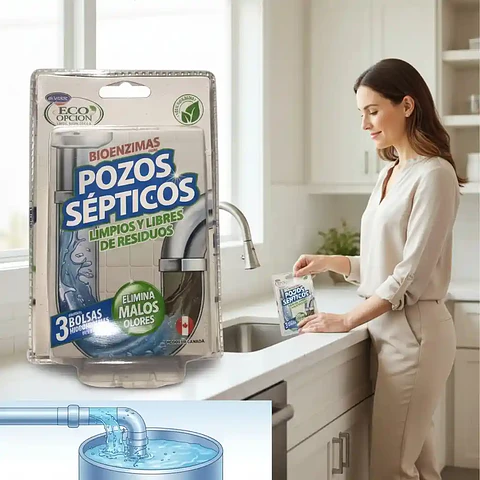 Bioenzimas Pozo Séptico 3 Bolsas | Anasac