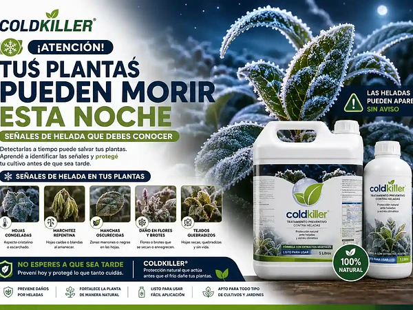 Tus plantas pueden morir esta noche (señales de helada que debes conocer)