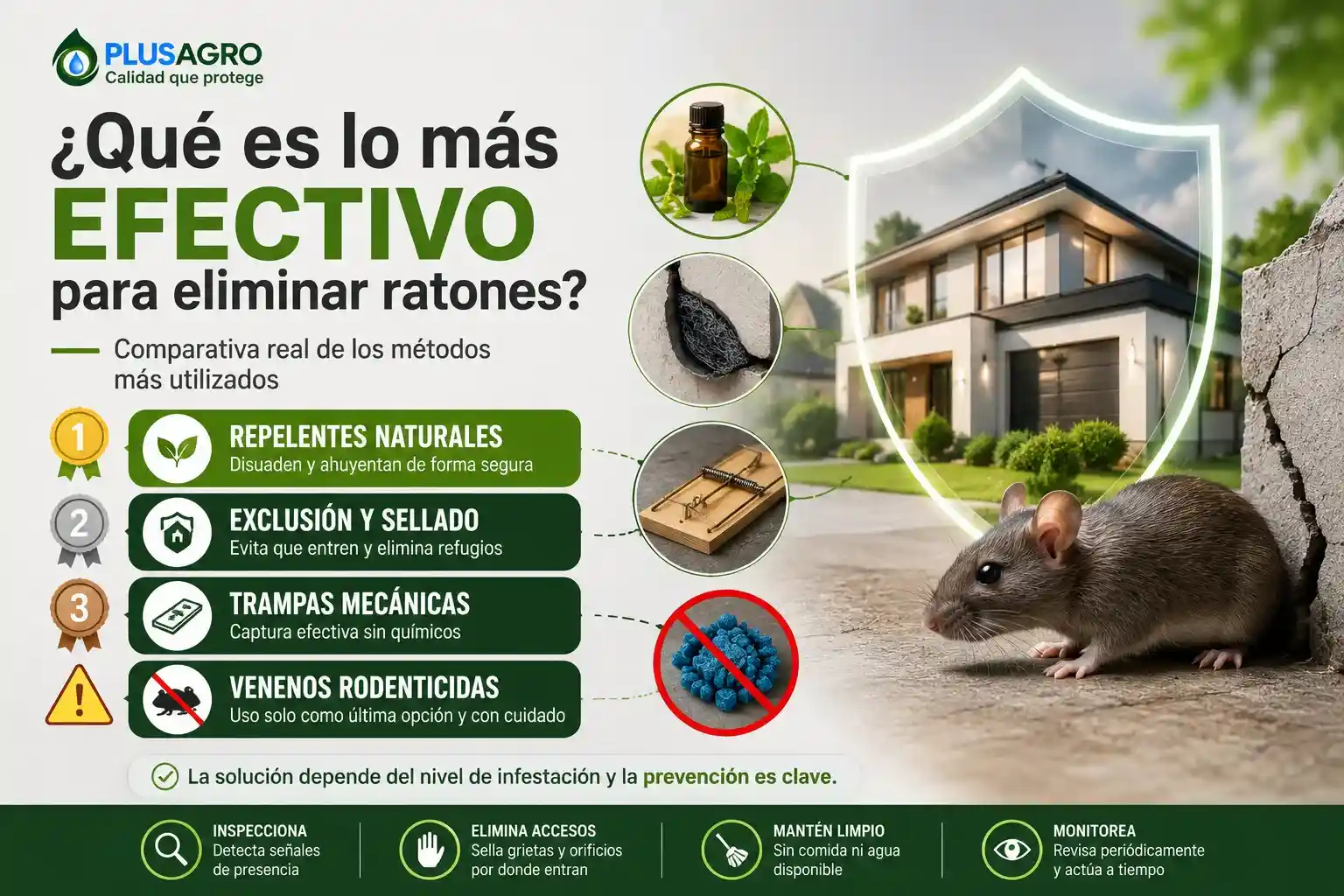 ¿Qué es lo más efectivo para eliminar ratones? Guía completa