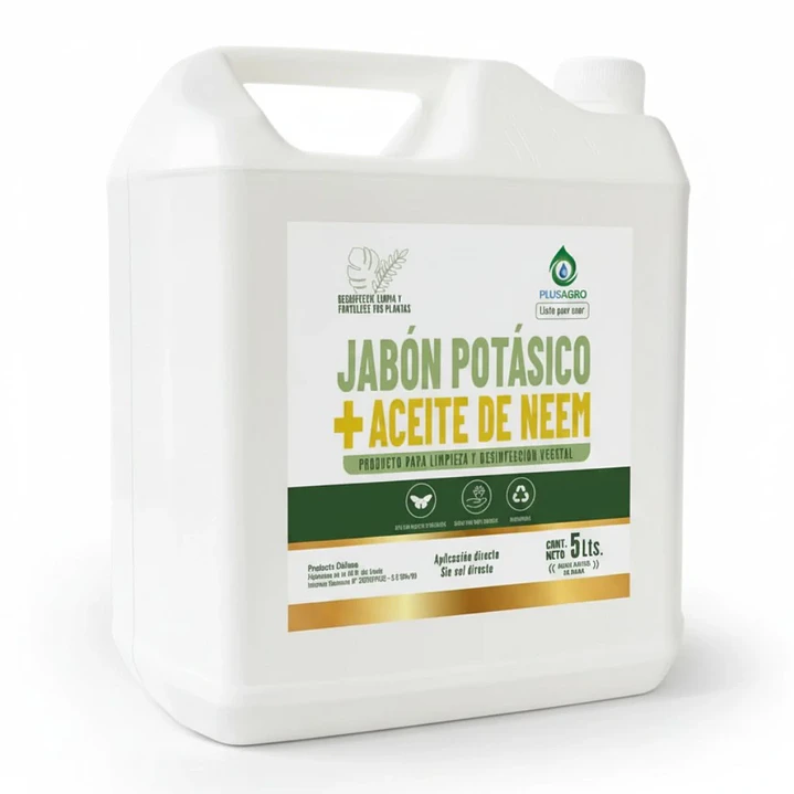 Jabón Potásico con Aceite de Neem 5 Litros | Plusagro 3