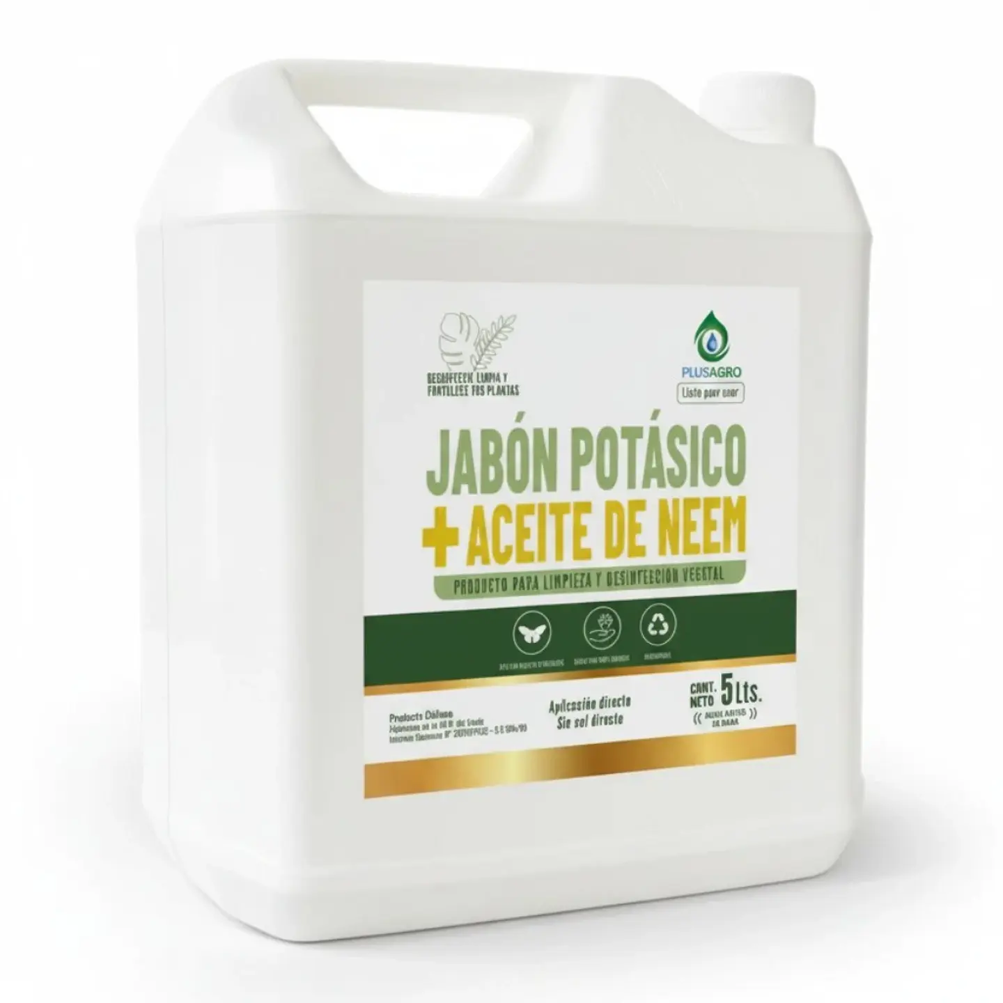 Jabón Potásico con Aceite de Neem 5 Litros | Plusagro 7