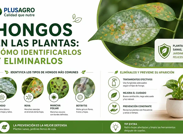 Hongos en las plantas: cómo identificarlos y eliminarlos