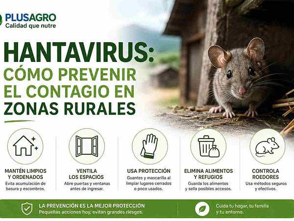 Hantavirus: cómo prevenir el contagio en zonas rurales