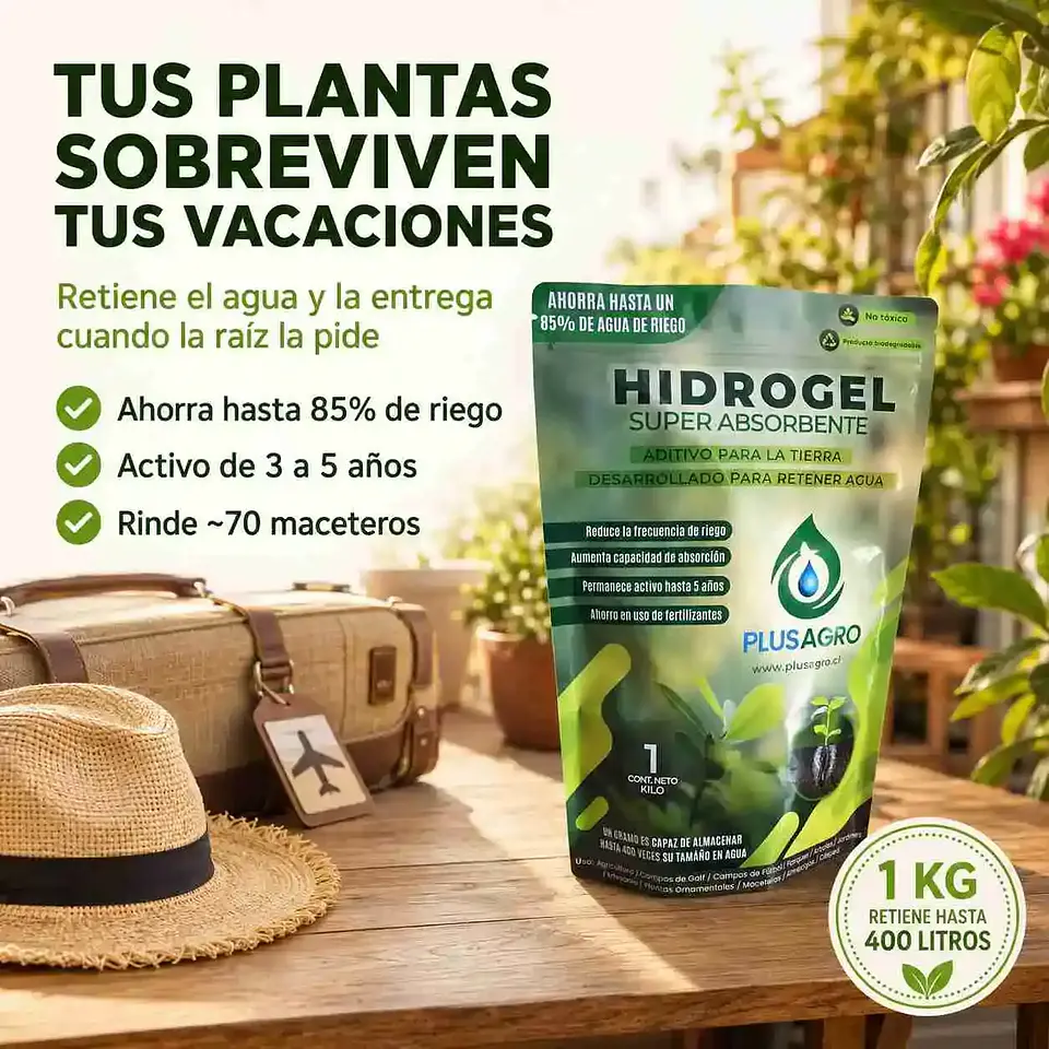 Hidrogel Plusagro 1 Kg | Ahorra Hasta 85% de Agua 3