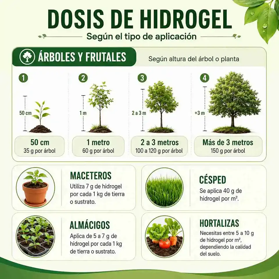 Hidrogel Plusagro 20 Kg | Uso Agrícola y Forestal 6
