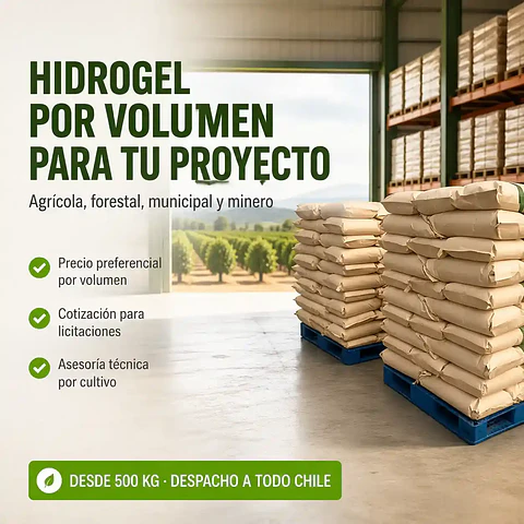Hidrogel Plusagro Venta Mayorista 500 kg 