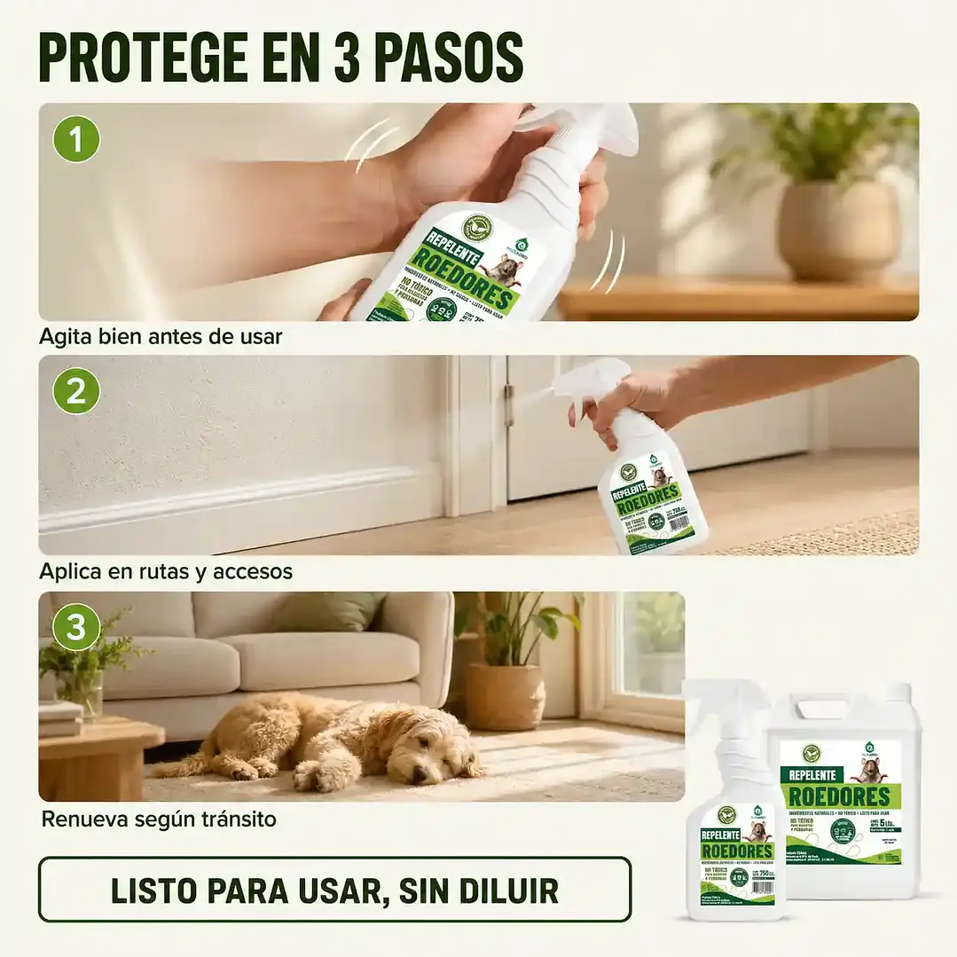 Repelente para Ratones y Ratas 5 Litros | Plusagro Hasta 500 m² 4