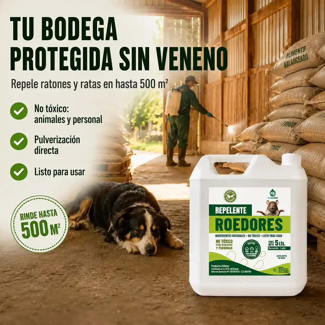 Repelente para Ratones y Ratas 5 Litros | Plusagro Hasta 500 m² 3