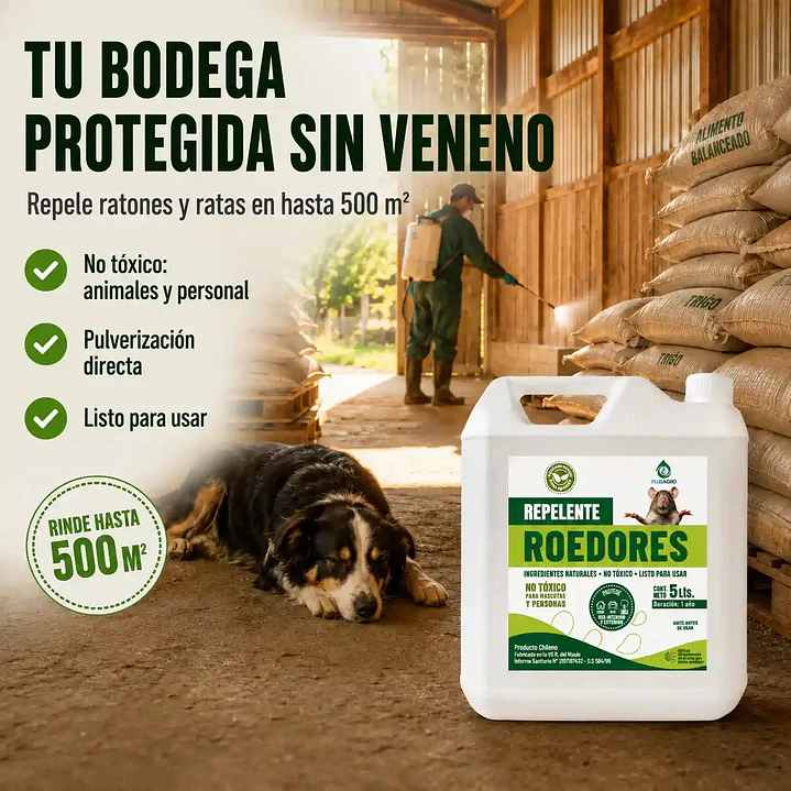 Repelente para Ratones y Ratas 5 Litros | Plusagro Hasta 500 m² 3