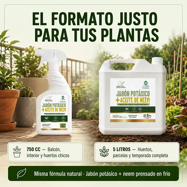 Jabón Potásico con Aceite de Neem 5 Litros | Plusagro 5