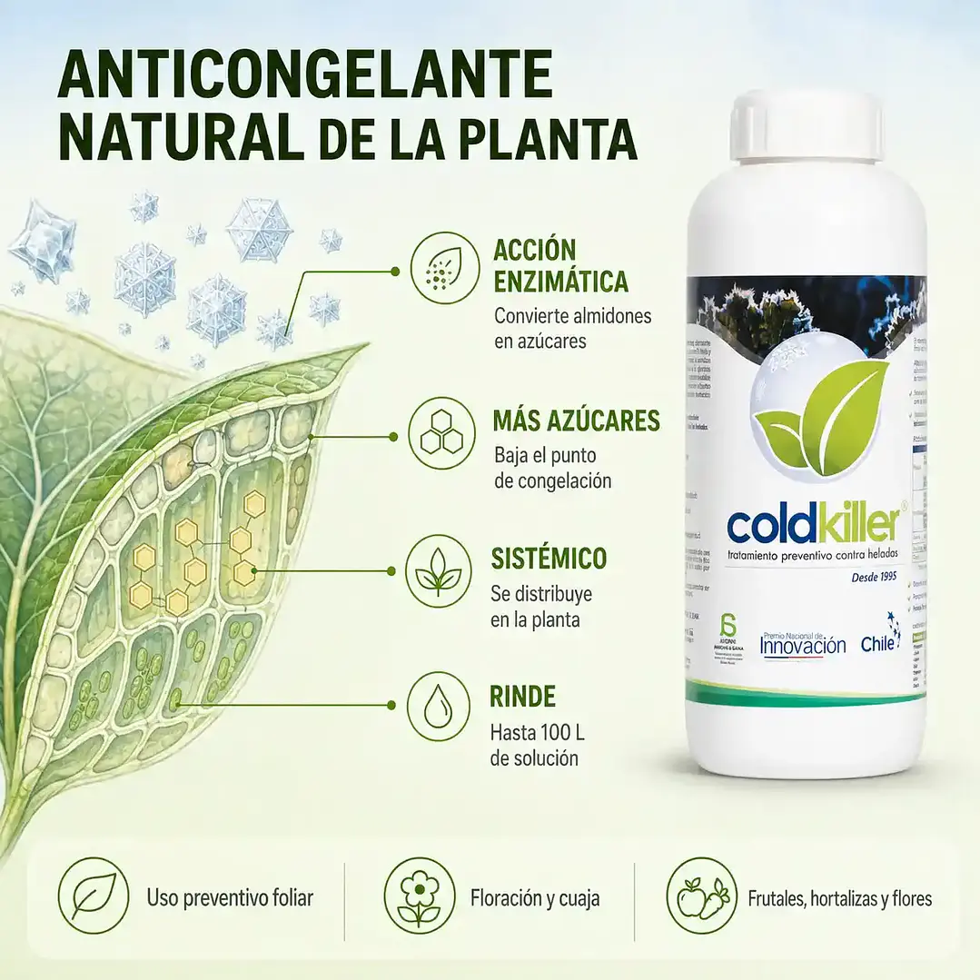 Coldkiller 1 L Antiheladas | Protección Preventiva para Cultivos 3
