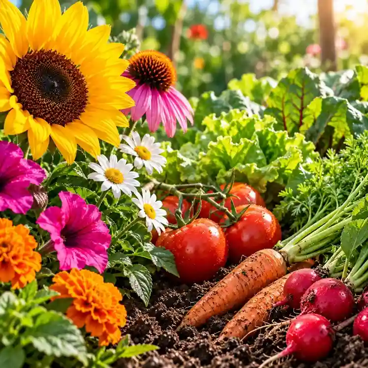 Flores y hortalizas del huerto: semillas para sembrar en casa