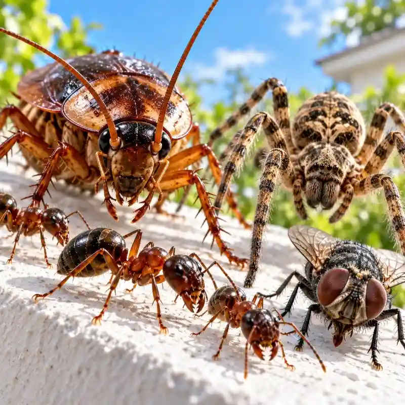 Cucaracha, araña, hormigas y mosca: plagas del hogar que ayudamos a controlar