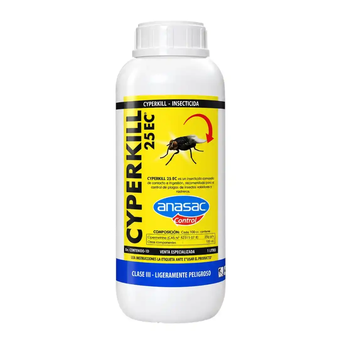 Insecticida Cyperkill 25 EC 1 L Anasac
