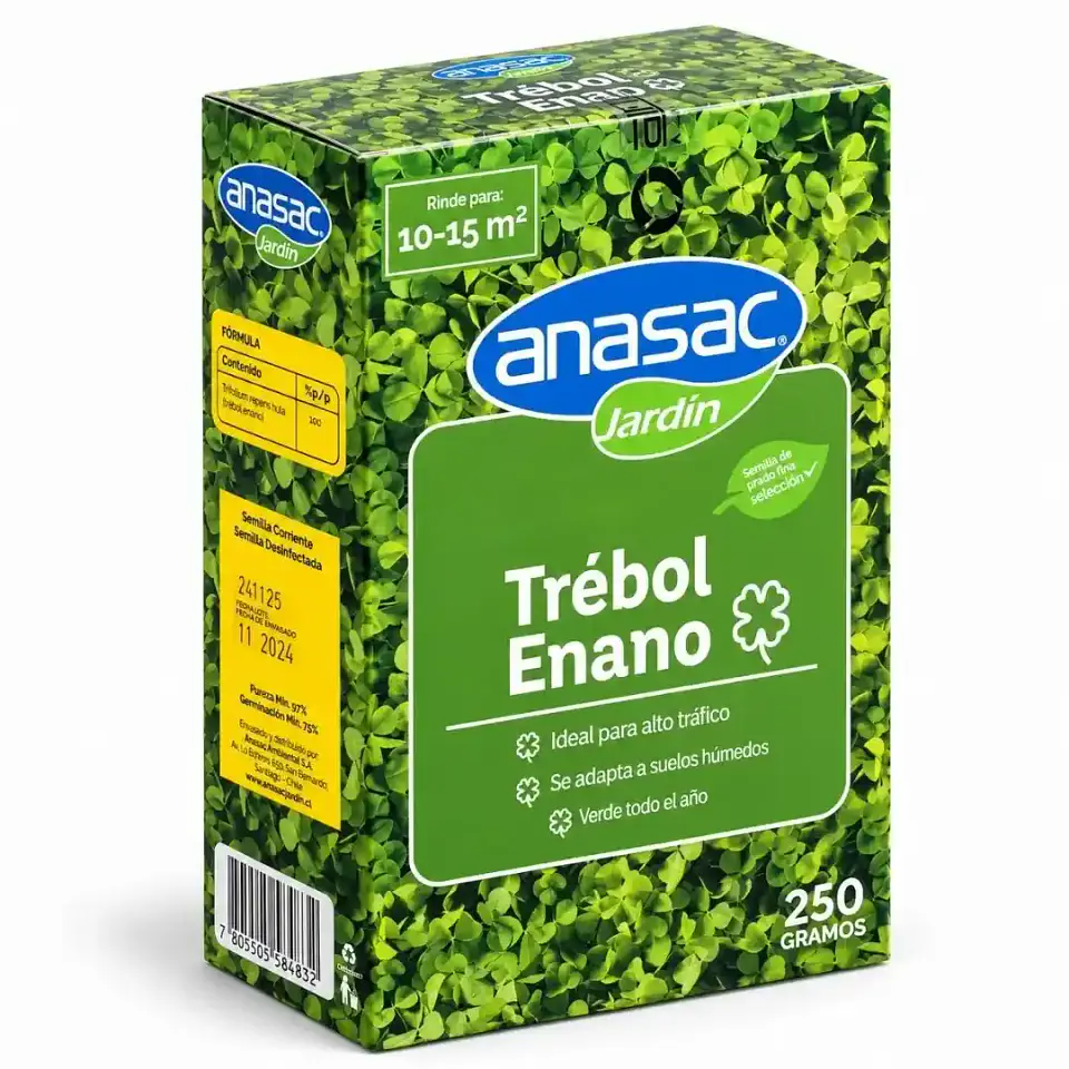 Semillas Trébol Enano 250 g Anasac | Césped Suelos Húmedos 1