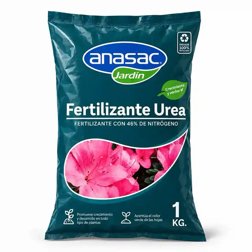 Fertilizante Urea 1 kg Anasac | 46% de Nitrógeno para Crecimiento y Verdor 1