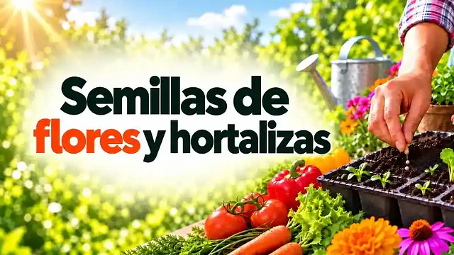 Semillas de flores y hortalizas