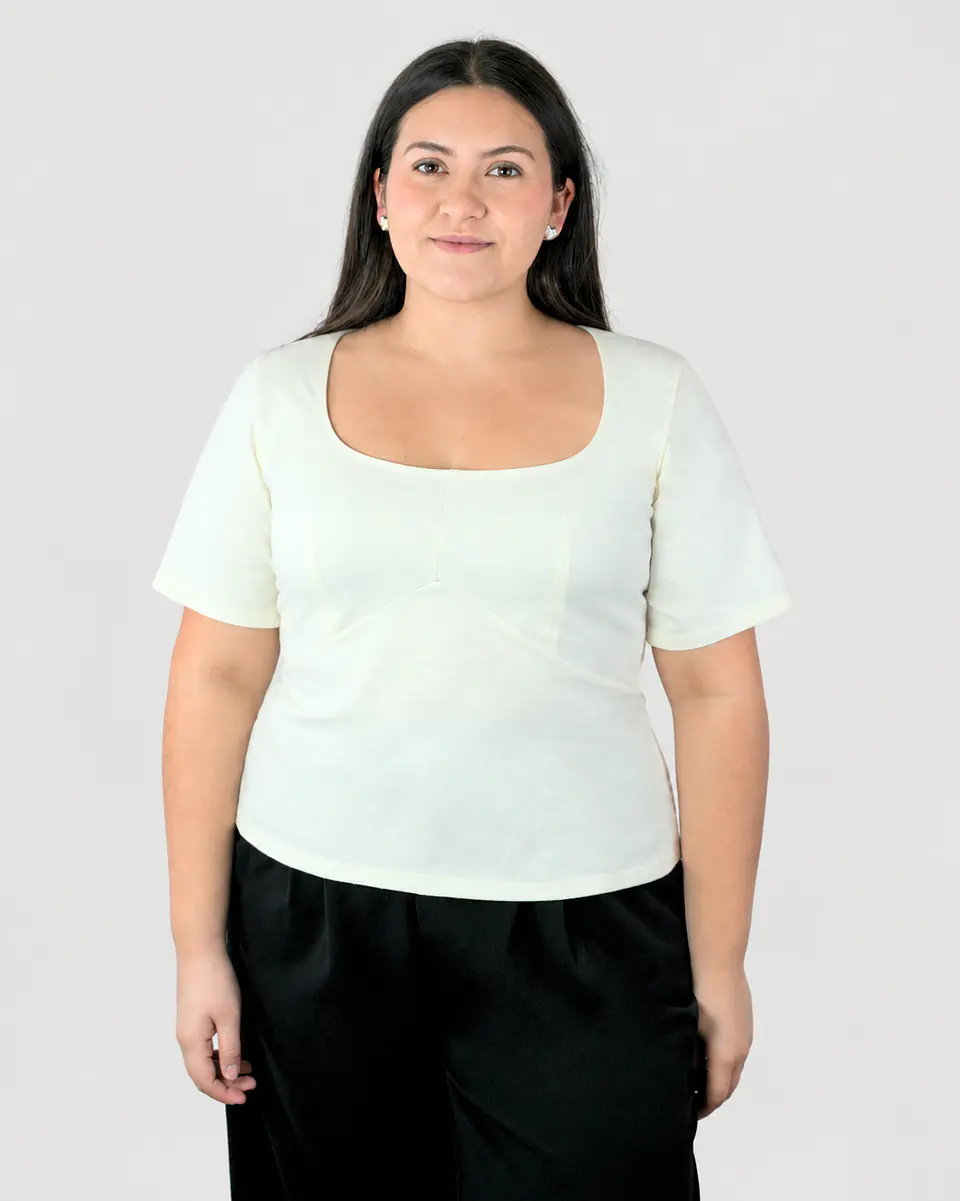 Top Agatha Manga Corta 1