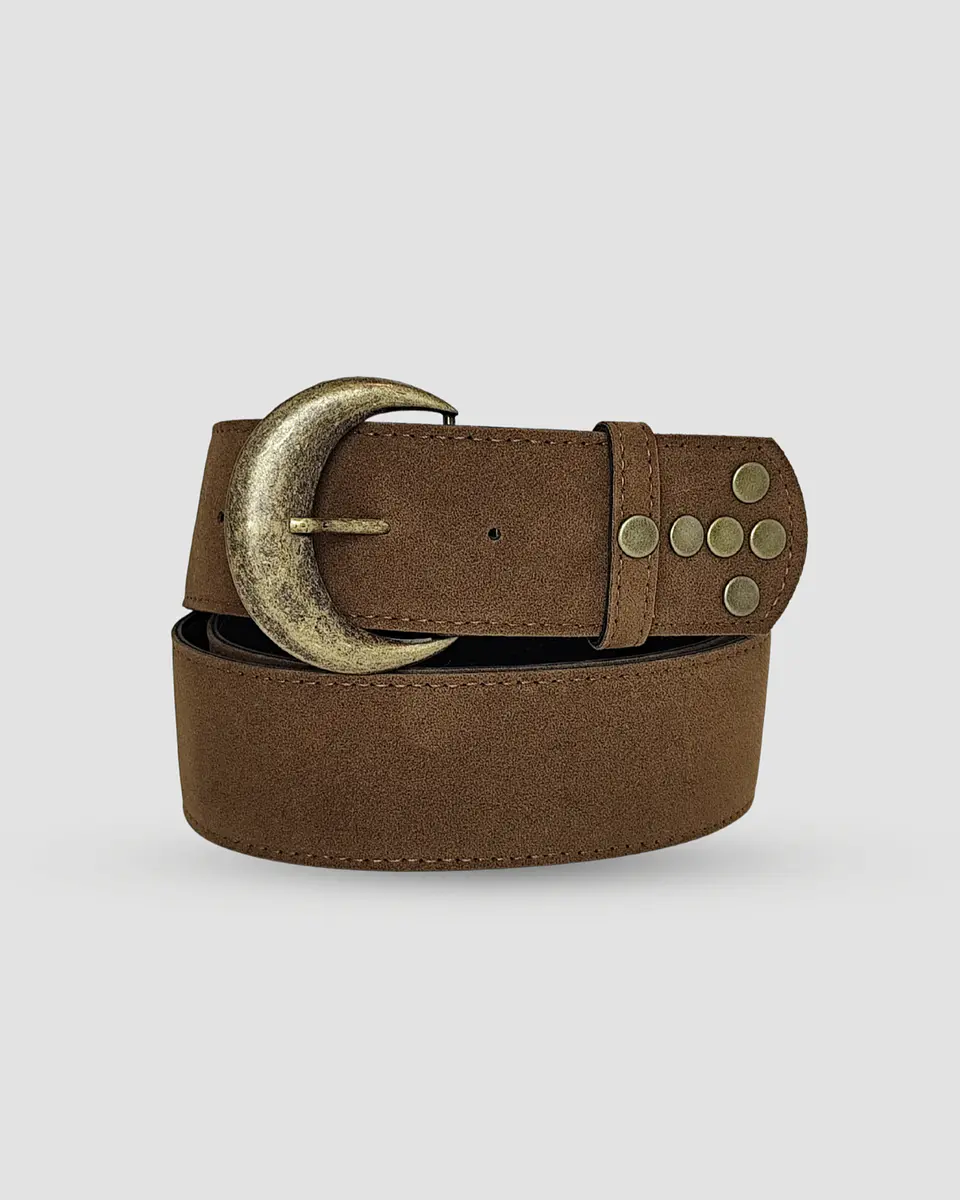 Cinturón Lunette Gamuza Tabaco 1
