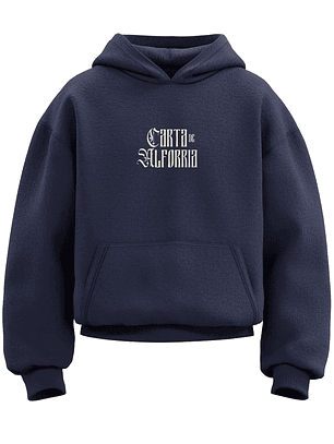 CARTA DE ALFORRIA NAVY HOODIE