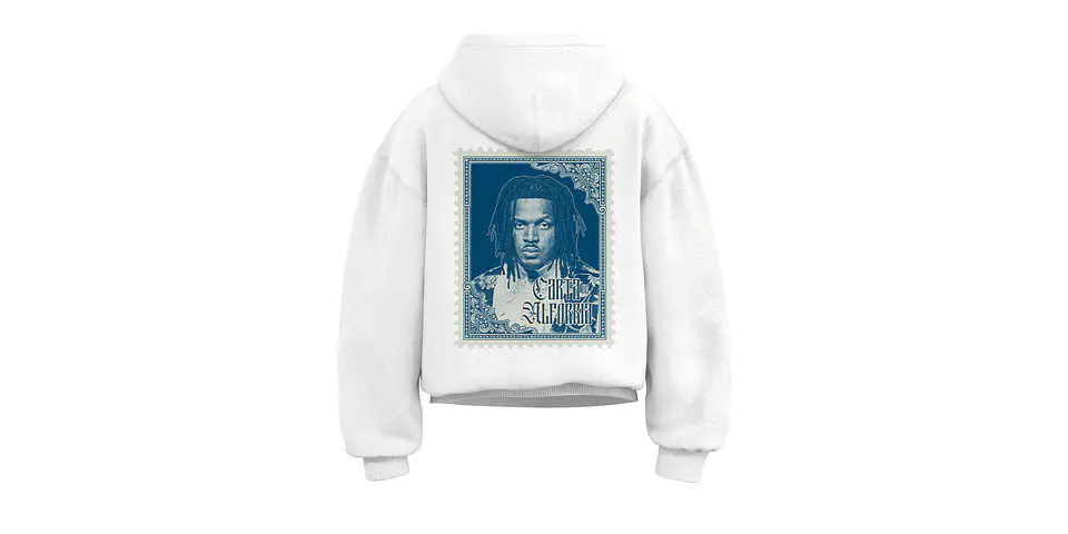 CARTA DE ALFORRIA WHITE HOODIE 2
