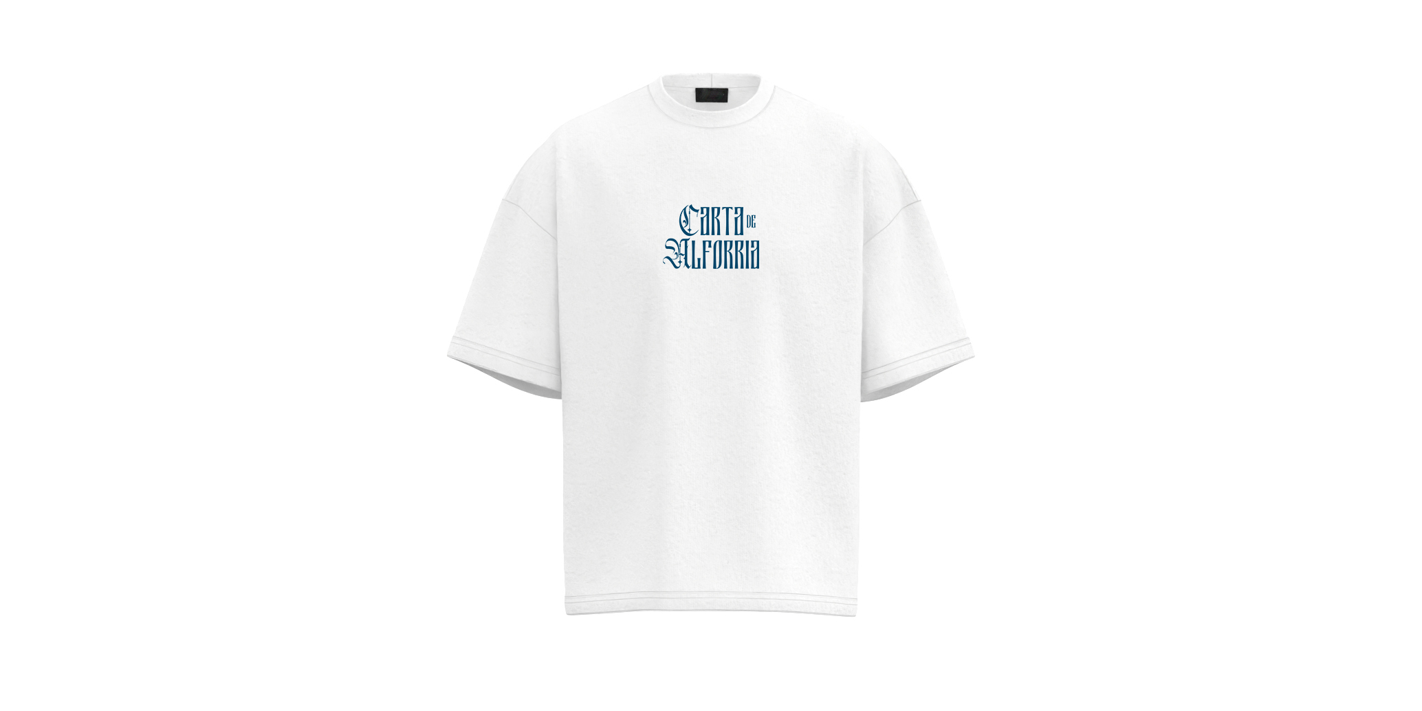 CARTA DE ALFORRIA WHITE TEE 1