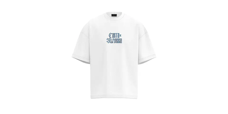 CARTA DE ALFORRIA WHITE TEE 1