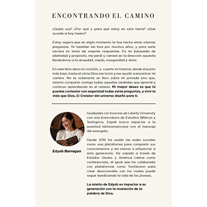 ENCONTRANDO EL CAMINO | Edyah Barragan 2