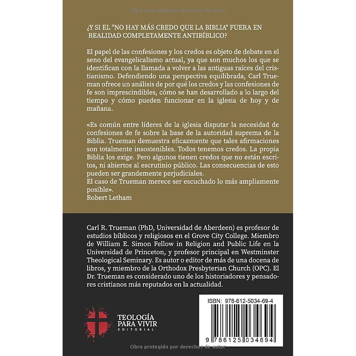 EL IMPERATIVO CONFESIONAL | Carl R. Trueman