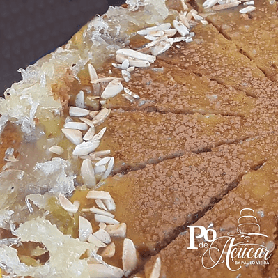 Bolo de amêndoa e gila