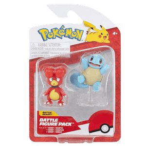 Pokemón Battle Figure Pack Magby/Squirtle