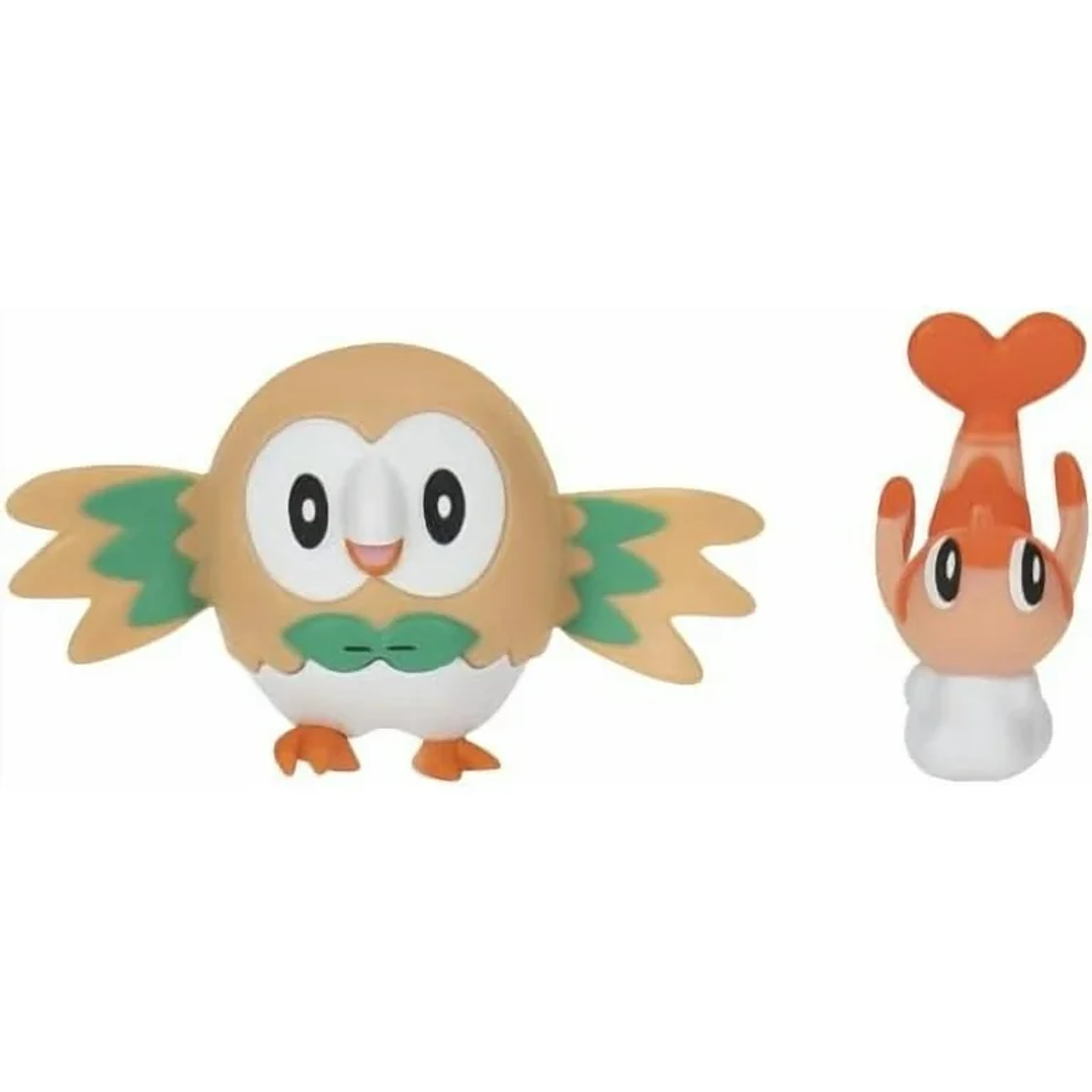 Pokemón Battle Figure Pack Rowlet/Tatsugiri 2