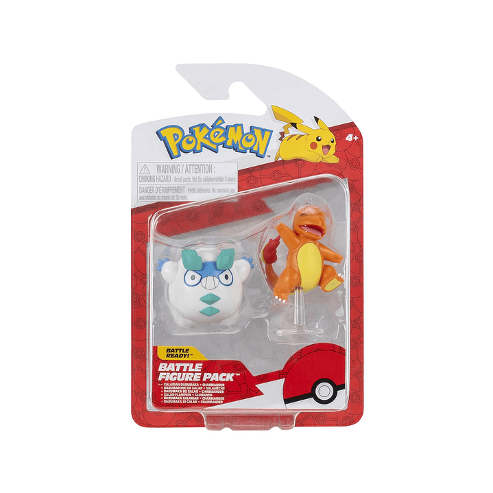 Pokemón Battle Figure Pack Galarian Darumaka/Charmander 1