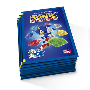 Sobre Laminas Sonic The Hedgehog 35° Aniversario
