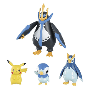 Model Kit Pokemon Empoleon Evolution Set