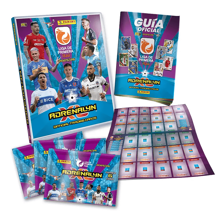 Starter Pack Adrenalyn XL 2025/26 Liga de Primera Itau 1
