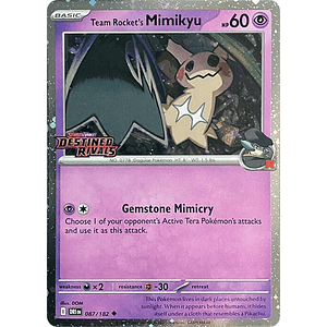 Pokemon TCG | Mazo Preconstruido Team Rocket's Mimikyu
