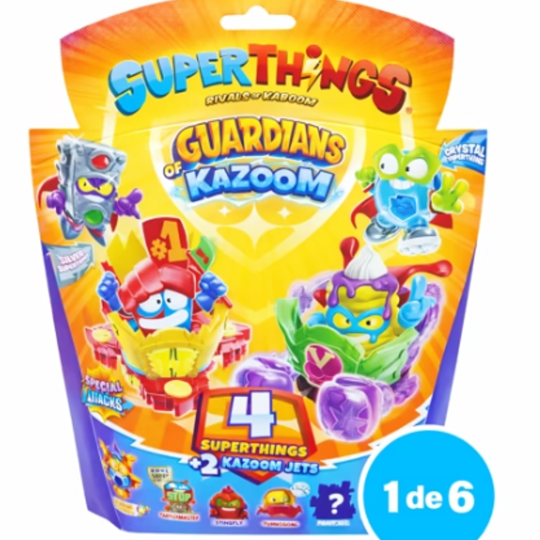 Superthings Blister 4 Superzings + 2 Kazoom Jets | Guardians of Kazoom 1